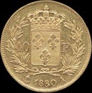 40 francs 1830
